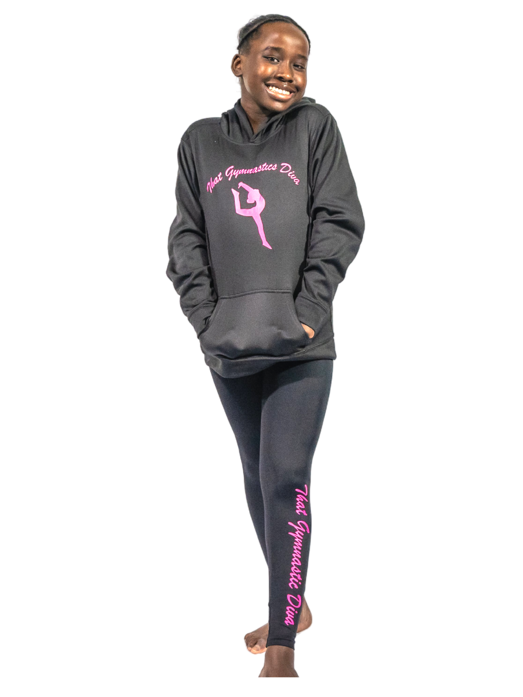 TGD Pink Duo (Pullover Hoodie and Compression Leggings)